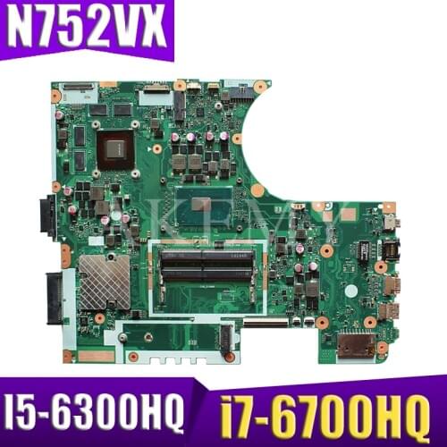 N752VX MB._0M I5-6300 / I7-6700HQ CPU GTX950M laptop motherboard for ASUS N752 N752V N752VX laptop Motherboard 90NB0AY0-R00020
