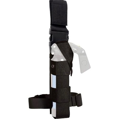 ROCOTACTICAL MK9 Spray Thigh Holster for Both Right & Left Hand, Handheld Fire Holder Extinguisher Holster, Leg Drop Holder MK9