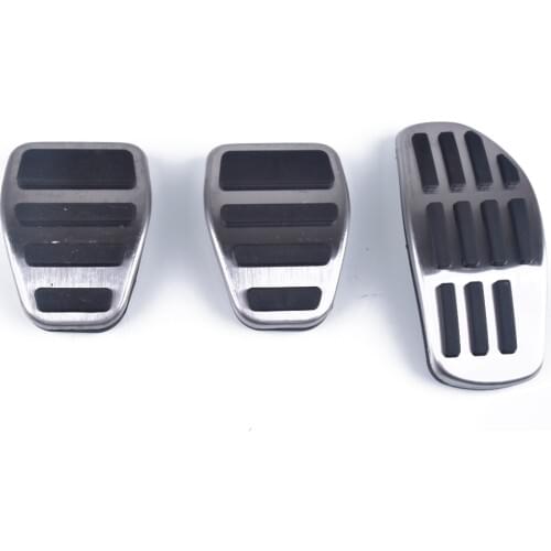 Stainless Steel Gas Fuel Brake Pedal Pads Cover AT MT For Nissan Qashqai J11 2014-2018 X-Trail Rogue T32 Kicks Altima 2019 Micra
