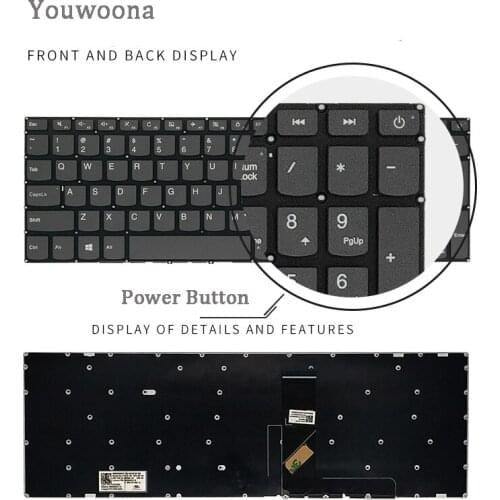 New Original Laptop Keyboard For Lenovo 5000 320-15/15AST/15IAP 320S-15ABR 520-15IKB 7000-15