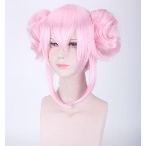 35cm Anime Game Fate/Grand Order Apocrypha Cosplay FGO Koyanskaya Wig Role Playing Wigs Halloween Cosplay Long Cherry Pink Hair
