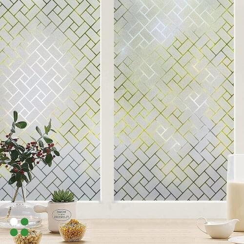 Window Covering Film Frosted Static Privacy Decoration Self Adhesive for UV Blocking Heat Control Glass Window Stickers