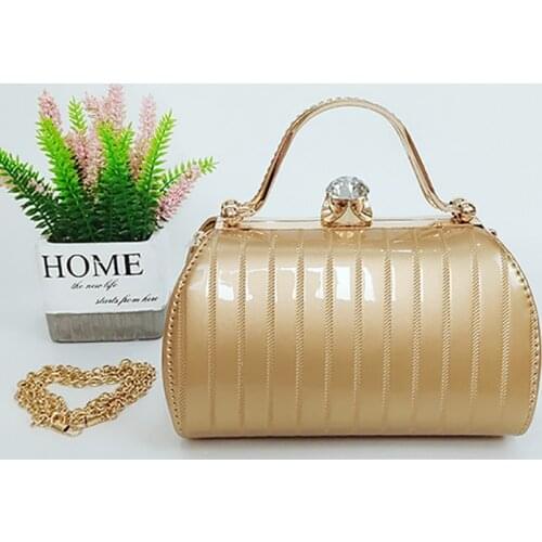 Women Party evening bag ornament metal high end rhinestone clutch purses
