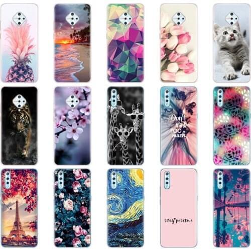 Silicon Cover For VIVO V17 Phone Case on Vivo V17 Neo V 17 V17Neo VIVOV17 6.38 Inch Cover Soft TPU Back Protective Coque Bumper