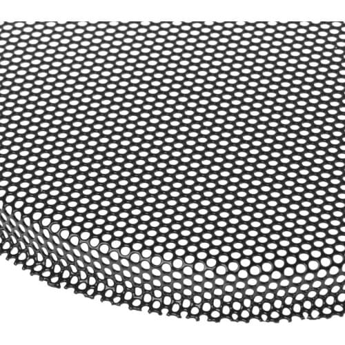 2PCS Protective Speaker Cover Steel Mesh Grille Grills Decorative Circle DIY Accessories Black