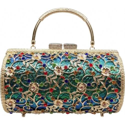 Ladies Bridal wedding party purses clutch purse women evening party handbag wallet luxury diamonds crystal clutches handbags