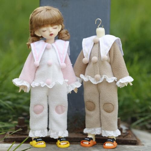 1/6 SD Yosd BJD Baby Clothing Accessories Cute Pajamas onesie Crawling suit doll clothes suit doll accessories