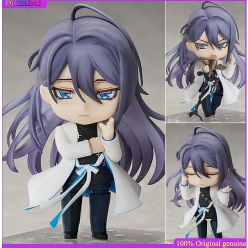 100% Original genuine Hypnosis Mic JAKURAI JINGUJI Q version figma PVC Action Figure Anime Figure Model Toys Doll Gift