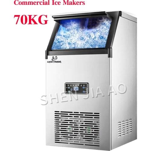 70KG/24H commercial ICE MAKER Electric Ice cube maker for tea shop/bar/large capacity ice making machine 110V/220V