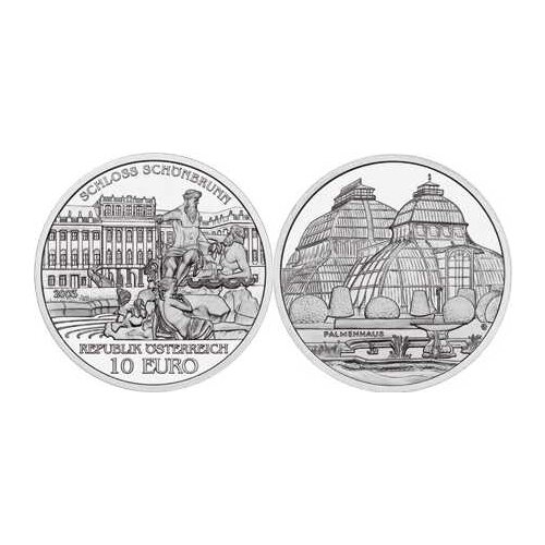 Austria 2003 Schonbrunn Palace 10 Euro Commemorative Silver Coin Genuine Euro Collection Real Original Coins