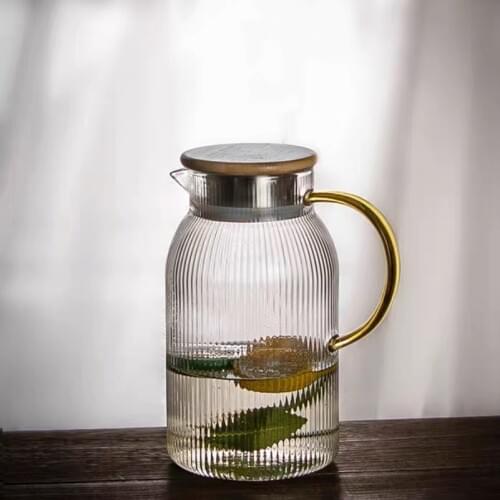 High Temperature Resistant Glass Cold Kettle Set Nordic Style Creative Japanese Teapot Jug Large Capacity Boiling Water Teapot