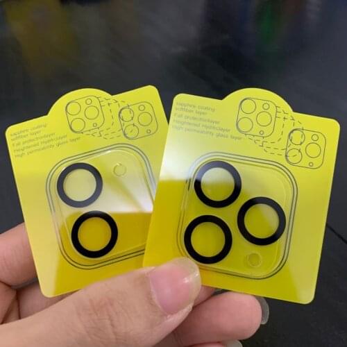 Phone Lens Screen Protector for iPhone 12 Mini 11 Pro Max 3D Transparent Scratch-Resistant Full Cover Camera Back Tempered Glass