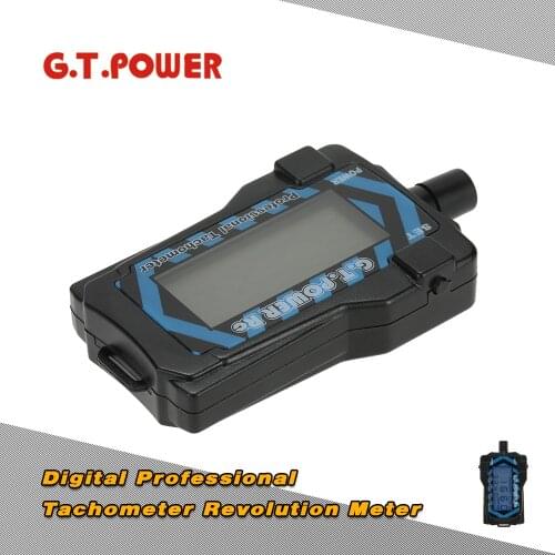 G.T.POWER RC Digital Professional Tachometer Revolution Meter for RC Aircraft Helicopter Quadcopter