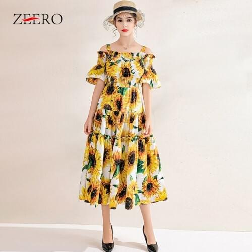 Huan-Qing Long Sleeve Summer Dresses