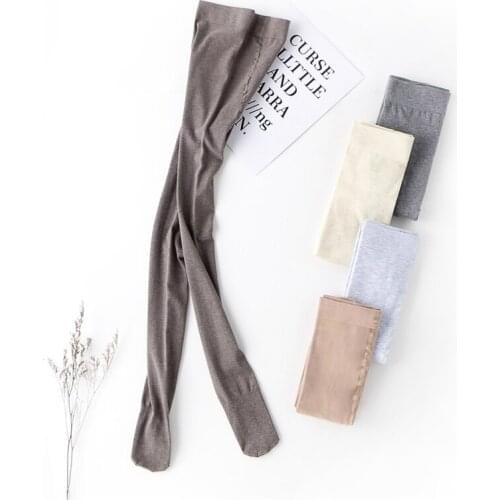 Women Spring Autumn Womens Tights High Quality Striped Cotton Skinny Pantyhose Candy Color Cute Stockings for Girls Slim