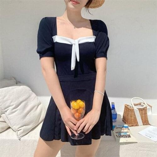 Swimsuit Female 2021 Swimwear Women Push Up Swim Suit Sets Summer One Piece Backless Dress Girl Print Polyester Sierra Surfer