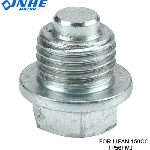 LF150 Magnetic Oil Drain Bolt Plug For lifan 150 1P56FMJ 150cc Horizontal Kick Starter Engines Dirt Pit Bike Spare Parts