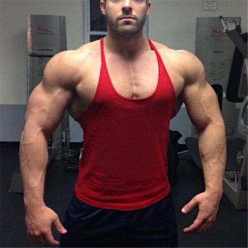 Vest Singlet Sleeveless Shirt Solid Cotton Muscle Undershirt Clothing Bodybuilding Tank Tops Men Gyms Shirt Fitness Clothing