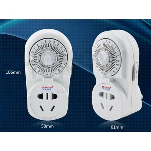 Kerde mechanical timing socket automatic on/off power for fish tank household appliances