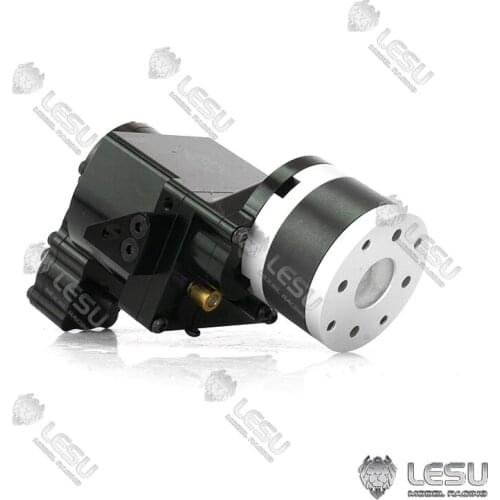 Metal LESU 2Speed Transmission Transfer Case Gearbox for TAMIYA RC 1/14 Tractor Truck DIY Dumper Model Car