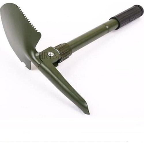 Multifunctional Military Portable Folding Camping Shovel Survival Spade Trowel Emergency Garden Outdoor Tool Multifunctional