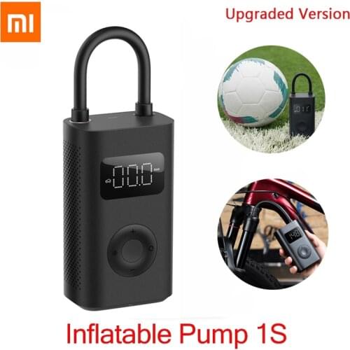 Upgraded Version Xiaomi Mijia Inflatable Treasure 1S Portable Electric Pump Air Compressor for Motorcycle Car Tire Soccer