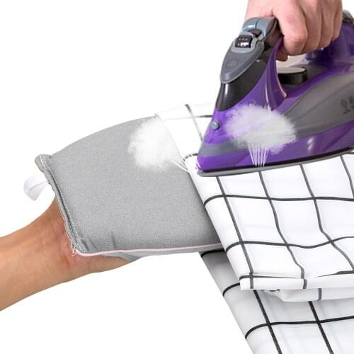 Anti Steam Gloves T-shirts Sleeve Ironing Board Holder Heat Resistant Hand-Held Mini Ironing Pad for Clothes Garment Portabe