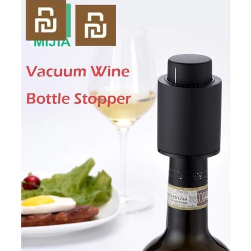 XIAOMI Mijia Plastic Vacuum Wine Bottle Stopper Sealed Storage Vacuum Memory Wine Stopper Electric Stopper Wine Corks