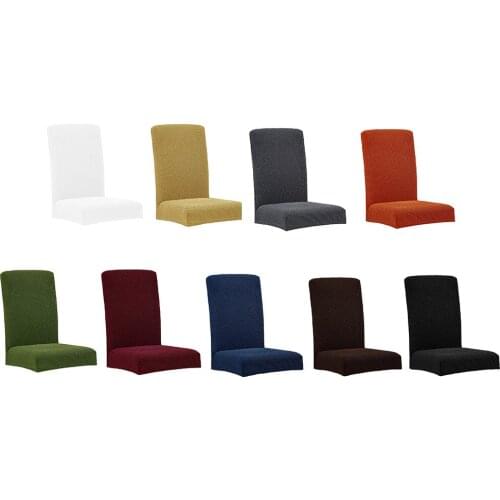 Removable Elastic Dinning Chair Cover Hotel Wedding Spandex Seat Slipcovers
