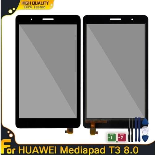 8" Touch For Huawei Mediapad T3-8 T3 8 KOB-L09 KOB-W09 T3 Touch Screen Digitizer Front Glass Replacement For huawei T3 8.0+Tool