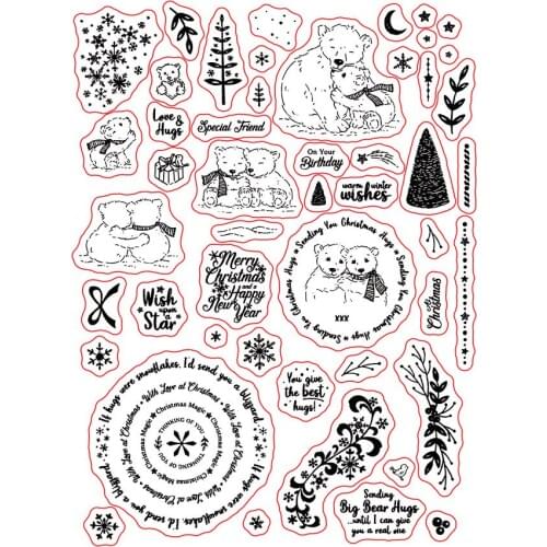 Happy birthday Clear Stamps Scrapbook Paper Craft Clear stamp scrapbooking X0312