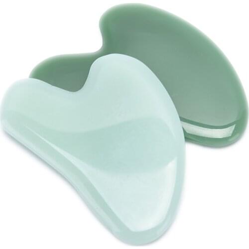 Face Thin Gouache Scraper Natural Jade Face Massager Gua Sha Scraper Board Facial Guasha Meridian Muscle Relaxation Skin Lifting