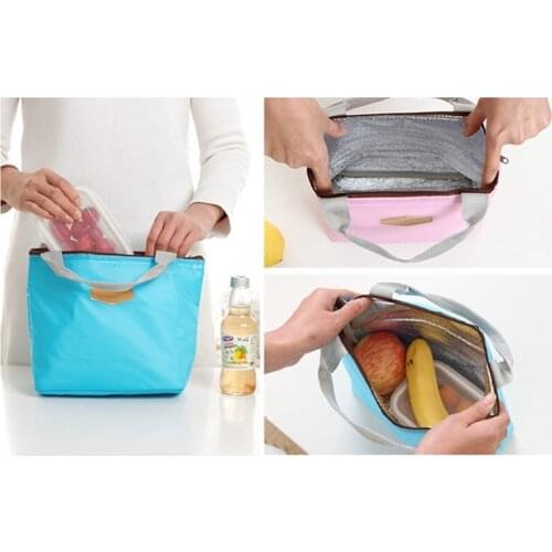 Tableware Cold Preservation Bag Korean Lunch Insulation Bag Waterproof Portable Lunch Bag Insulation Bag With Rice Bag