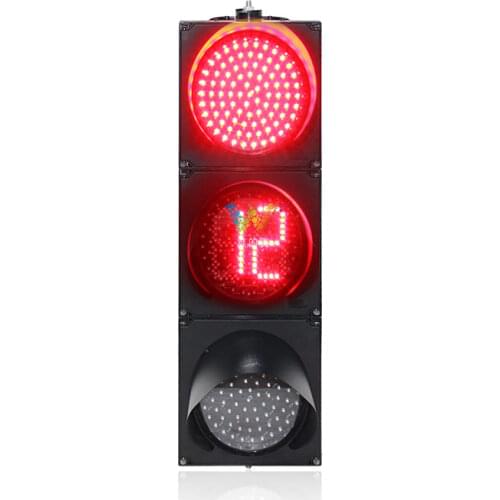 WDM 200mm LED Traffic Signal Light with Countdown Timer