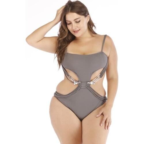 2020 Big Size Swimsuit Women One Piece Plus Size Swimwear One Piece Bathing Suits Large Size Swimsuits Beachwear