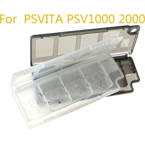 2pcs 10 in 1 Material Storage Box for Sony PSVita PS Vita 1000 Memory Card Box PSV Game Card Case for PSV1000 PSV Slim 2000 Case