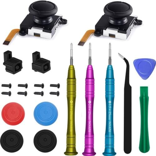 3D Analog Joycon Joystick Thumb Sticks For joy con switch Controller Sensor Module Repair Tool nintend switch joy con joycon lit