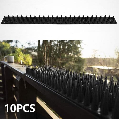 45*4.5cm Anti-bird Wall Spikes Plastic Anti Bird Fence Bird Repellent Garden Security Anti Climb Pest Control Repel Cat Animal