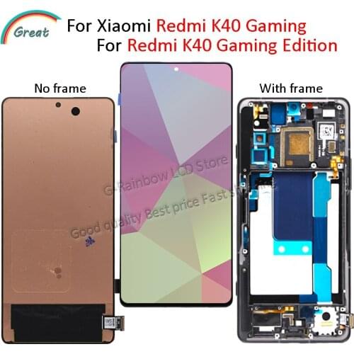 6.67'' Original For Xiaomi Redmi K40 Gaming Display Touch Panel Screen Digitizer Pantalla For Redmi K40 Gaming Edition LCD