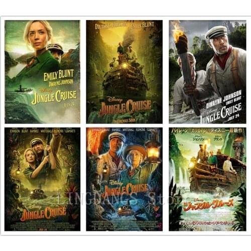 5d Diy Diamond Painting Disney Jungle Cruise Posters Cartoon Movie Diamond Mosaic Embroidery Cross Stitch Kits Home Decor Gift