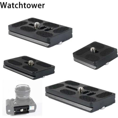 Camera Plate Dslr Quick Release Plate Tripod Monopod Ballhead Mount Adapter PU Universal Photography Accessories For Arca Swiss