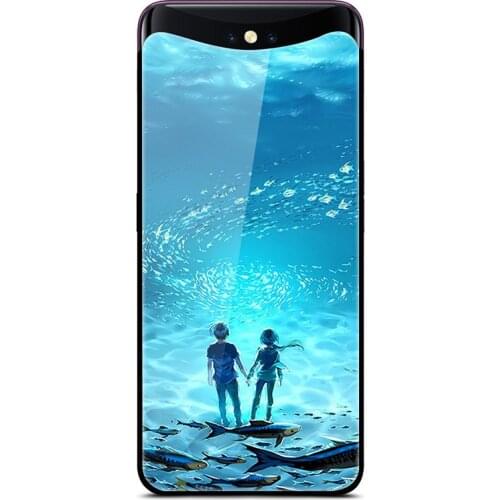 For OPPO FIND X Phone Case Tempered Glass Case Phone Cover Fitness Back Bumper Series 3
