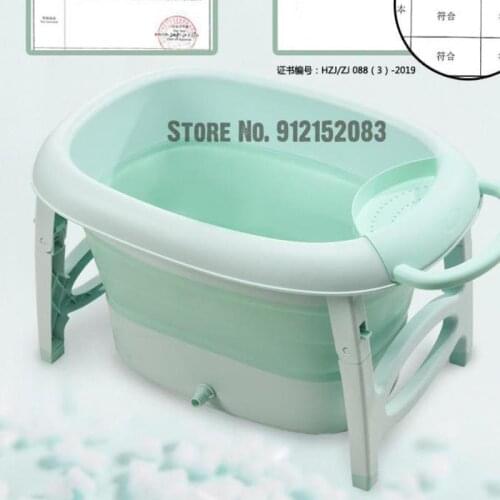Baby Bathtub Foldable Bathtub Childrens Bathtub Baby Newborn Swimming Bath Tub Sitting Large Bathtub