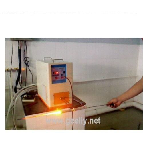 Induction heating machine preheat metal plate for annealing or forging