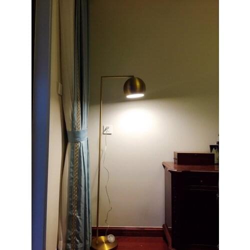 Nordic Personality Simple Gold Floor Lamp Marble Base Standing Lamps And Lanterns floor lamps for living room