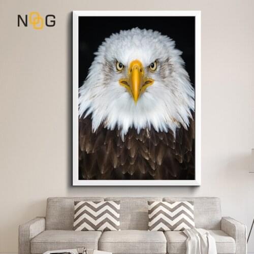 NOOG WILD Animal Canvas Painting Eagle Wall Art Picture For Living Room Art Poster Decoration Picture No Frame Morden Print Wall