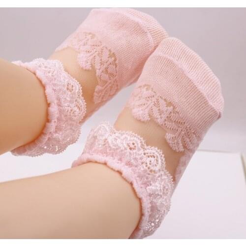 Summer Cute Baby Socks Lace Flower Newborn Infant Baby Girl Socks Princess Cotton Mesh Socks for Girls Birthday Gifts