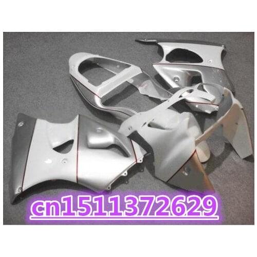 NEW Motorcycle Fairings for Kawasaki ZX-6R 2000 2001 2002 Ninja 636 ZX6R 00 01 02 fairing body kit white silver-Dor D injection