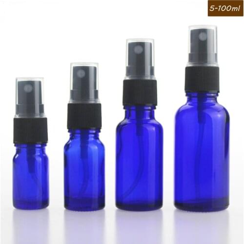 5- 100ml Refillable Portable Essential Oil Liquid Sprayer Empty Atomizer Makeup Spray Bottle Perfume Glass Refillable Bottles