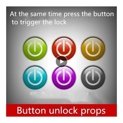Real life games escape room props Press button at the same time Unlock organ props Finished product props